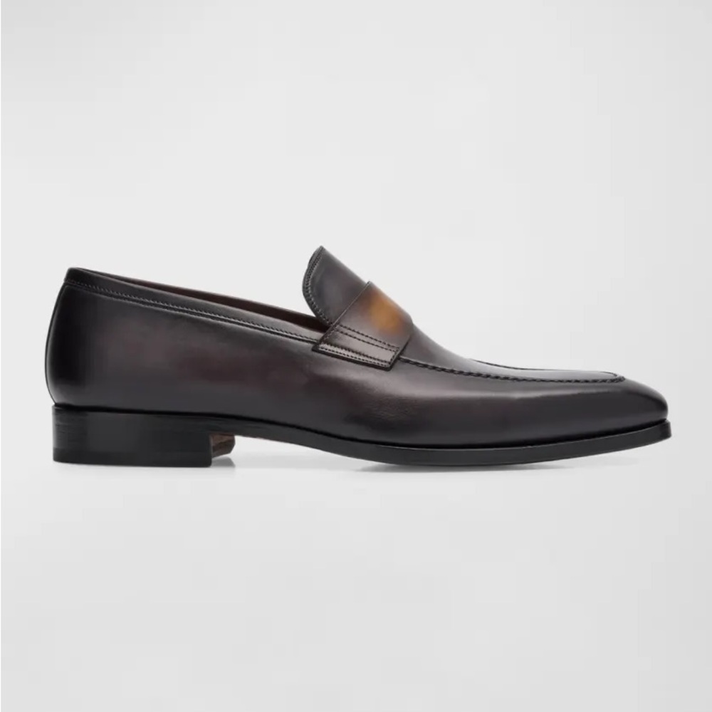 Magnanni Men's Mckinley Leather Penny Loafers